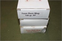 (4) Boxes Assorted 7MM Rem Mag