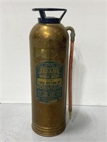 Vintage general quick aid copper fire extinguisher