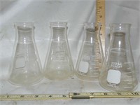 4 Pyrex Lab Beakers