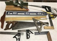 Angles, saws & miter box