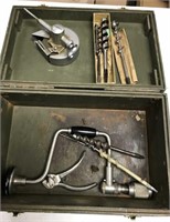 Wood bits, tool box