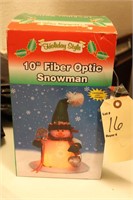 Fiber Optic Snowman
