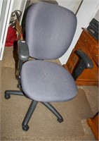 Rolling Office Chair; Plastic Floor Mat