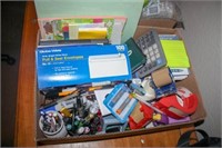 Office Supply Box; Markers; paper