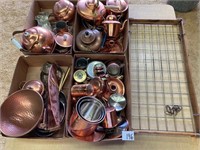 (4) Boxes of Copper Kitchen Decor