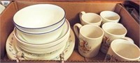 Corelle Plates, Bowls, Cups - 1 box