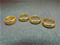Rings (4) 1 marked 14K