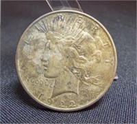 1922 Liberty Silver Dollar Coin