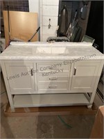 Beautiful Vanity with marble top. Easy touch