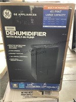 GE Dehumidifer with built in pump.