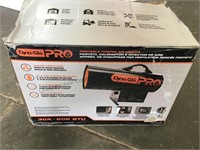 Dyna-glow pro portable forced air heater. Propane