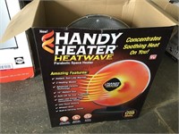 Handy heater heatwave. 1200 watts. Tested and