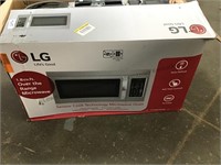 LG 1.8 cu. ft. Overt the range microwave oven.