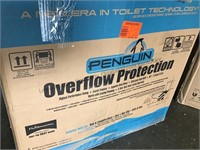 Broken Penguin overflow protection tank and