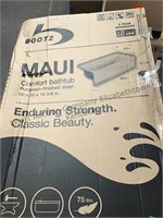 Bootz Maui comfort bathtub 60 x 30 x 16 5/8. Some