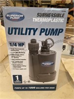 Utility pump. 1/4 HP