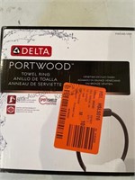 Delta towel ring and toilet paper holder