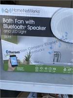 Bath fan with LED lights and Bluetooth