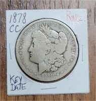 Rare 1878-CC Morgan Dollar