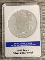 1921 Silver Peace Dollar Proof Archival Edition