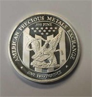 One Ounce Silver Round: APMEX #1