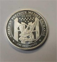 One Ounce Silver Round: APMEX #2