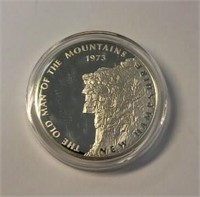 Sterling Silver New Hampshire Coin: 33-Grams