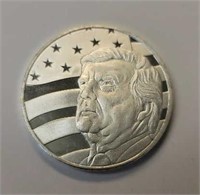One Ounce Silver Round: Donald Trump