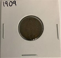 Scarce 1909 Indian Head Cent W/ Nice Details