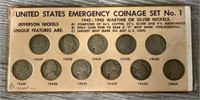 (11) 1942-1945 Nickels