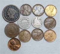 (12) U.S. Obsolete Coins