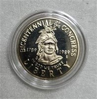 1989-S U.S. Bicentennial of Congress Half Dollar