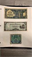 Foreign Military Bank Notes in Album