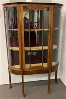 Curved Glass Display/Curio Case