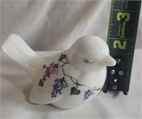 Fenton Handpainted Glass Bird