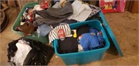 (3)totes of Clothes