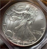 US Coins 2006 Uncirculated Silver Eagle