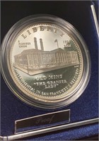 US Coins 2003-S Proof San Fran Mint Silver Dollar