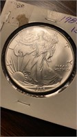 US Coins 1986 Uncirculated Silver Eagle