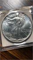 US Coins 1990 Uncirculated Silver Eagle