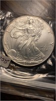 US Coins 2001 Uncirculated Silver Eagle