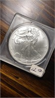 US Coins 2004 Uncirculated Silver Eagle