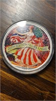 US Coins 2005 Painted Silver Eagle