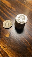 US Coins 17 Silver Washington Quarters
