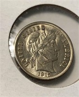 US Coins 1915 Barber Dime