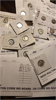 US Coins 28 Silver Roosevelt Dimes