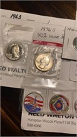 US Coins 18 Washington Quarter Proofs/Mint Set