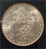 US Coins 1883 Morgan Silver Dollar BU