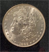 US Coins 1882 Morgan Silver Dollar BU