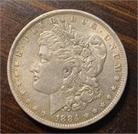 US Coins 1884-O Morgan Silver Dollar Circulated